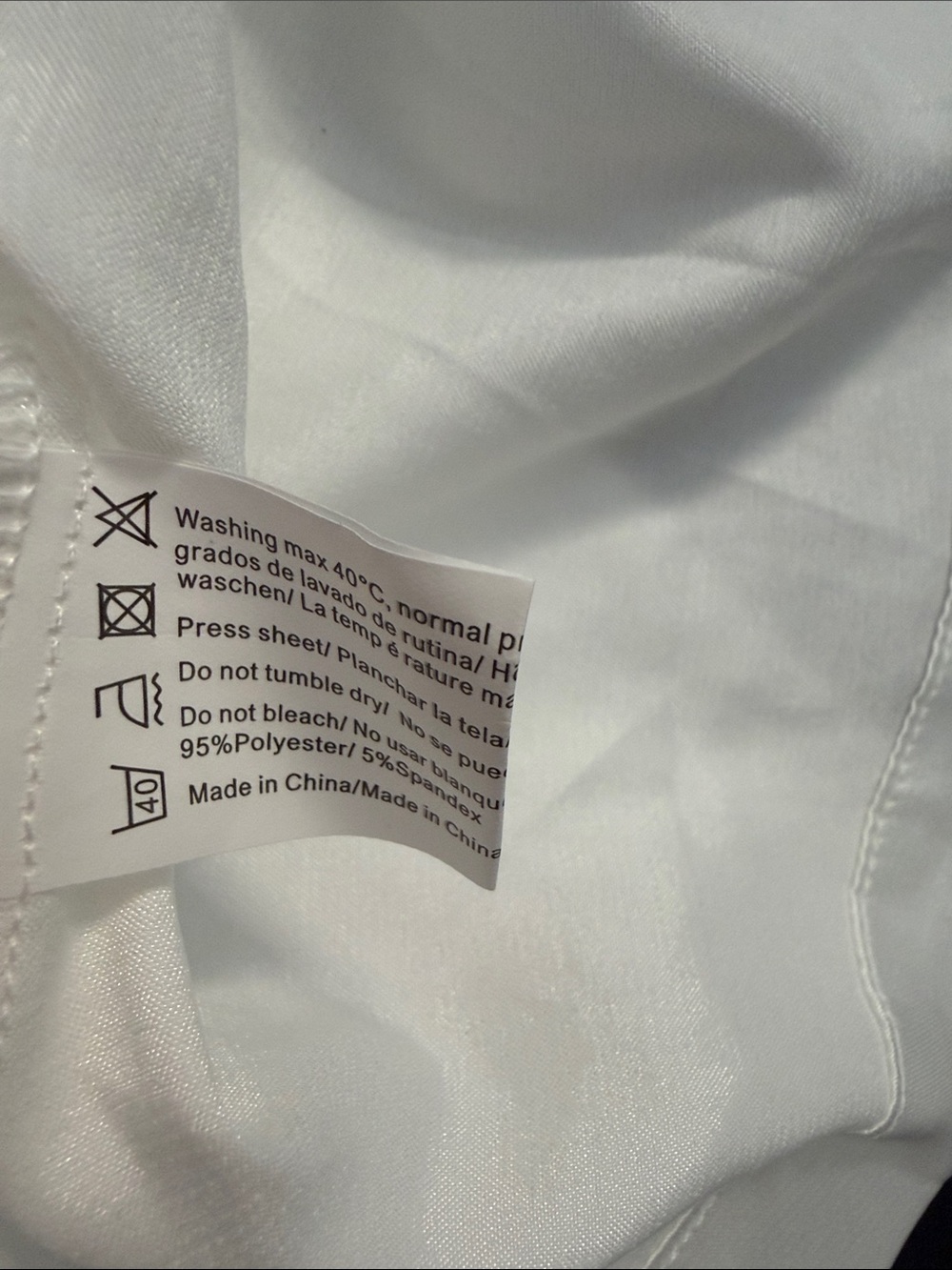NWOT Satin Short Pajama Set - White - Picture 9 of 9